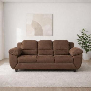 Imagem de Sofá para Sala de Estar 3 Lugares Clássico - Nabas Estofados