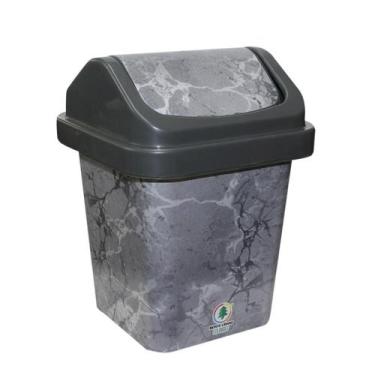 Imagem de Lixeira Decorada Cozinha-Banheiro 4L 24x18x13 - Monte Líbano - Monte L