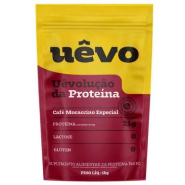 Imagem de Albumina Proteina Ovo Cafe Mocaccino 1kg - Uevo - Uêvo