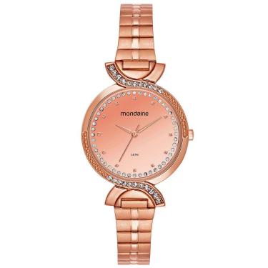 Imagem de Relógio MONDAINE KIT analógico rosê bolsa 32828LPMVRE3