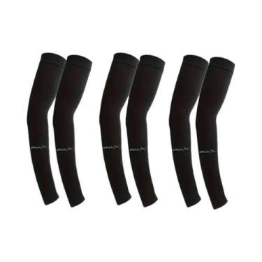 Imagem de Mangas Protetoras Respiráveis Com Proteção UV (3 Pares) Para Esportes,