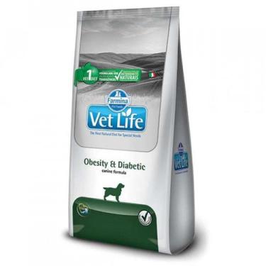 Imagem de Ração Farmina Vet Life Obesidade e Diabete Para Cães 10,1kg