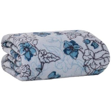 Imagem de Cobertor Casal Sherpa Jolitex 180x220cm Brant, Azul, Casal
