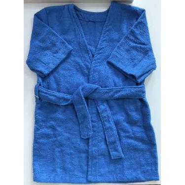 Imagem de Roupão Infantil Liso - Azul Royal - no-brand