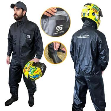 Imagem de Capa De Chuva Motoqueiro Motoboy Moto Conjunto Impermeável - STAR CAPA