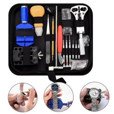 Imagem de Kit para Relojoeiro para Trocar Baterias e Pulseiras (kit com 147 Peça