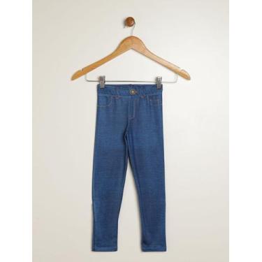 Imagem de Calça Malha Térmica Infantil Para Menina- AZUL - Upa loo, Azul, 4
