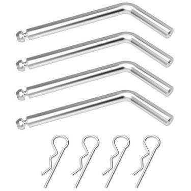 Imagem de Kit de pinos e presilhas para 5ª roda KOPKIO galvanizado de 1/2 polega