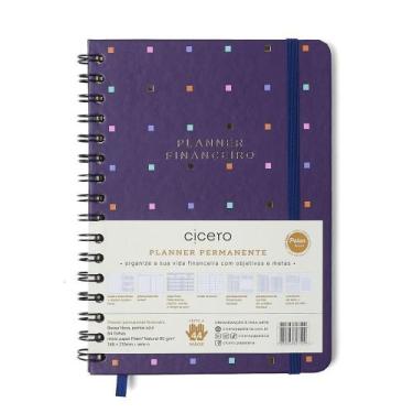 Imagem de Planner permanente wireo bossa nova financeiro a5 pontos azul - CICERO