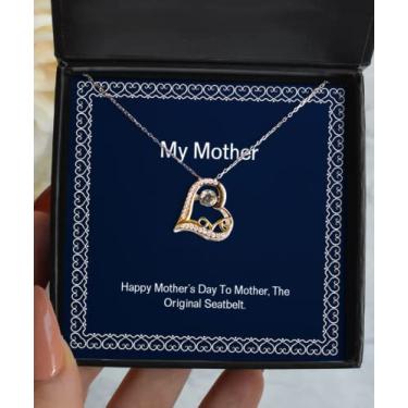 Imagem de SpreadPassion Love Mother Love Dancing Necklace Happy Mother's Day to Mother, The Original, Presentes para mãe, Presente de Filho Filha, para Mãe