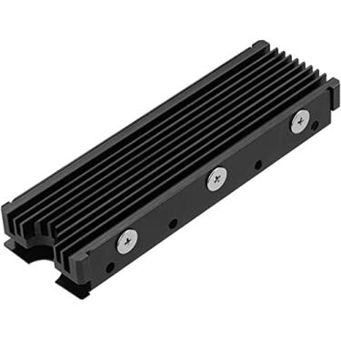 Imagem de AOOF Novo dissipador de calor nvme m.2 embutido à prova de poeira e placa de metal com base térmica preta m.2 2280 ssd pci-e nvme