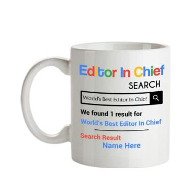 Imagem de Caneca de café personalizada do editor em chief - Editor personalizado em Chief Gifts - Editor em - Personalizado com seu editor em nome chefe - Caneca de café de 325 ml