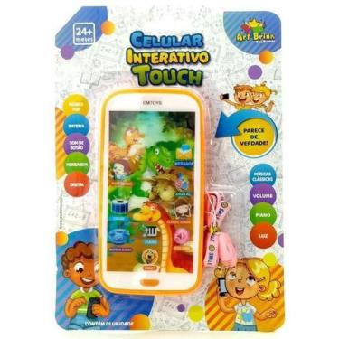 Imagem de Celular Infantil Interativo Touch Presente Para Criança - Art Brink