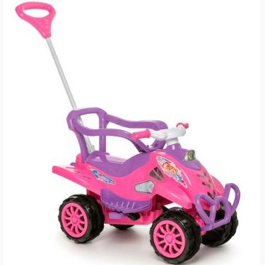 Imagem de Carrinho de Passeio ou Pedal Cross Turbo Pink - Calesita