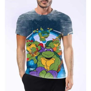 Imagem de Camisa Camiseta As Tartarugas Ninjas Rafa Leo Dona Miche 4 - Estilo Kr