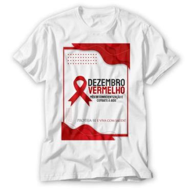 Imagem de Camiseta Dezembro Vermelho Mês De Conscientização A Aids - Vidape