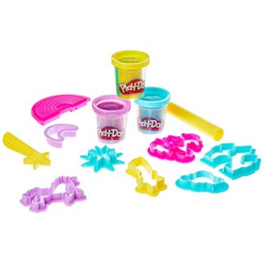 Imagem de Massa de Modelar Play-Doh Mundo Mágico dos Unicórnios, 3 Potes de Massinha - F3616 - Hasbro, Rosa, amarelo, roxo e azul
