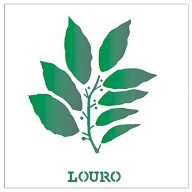 Imagem de Stencil de Acetato para Pintura OPA 14 x 14 cm - 2015 Tempero Louro