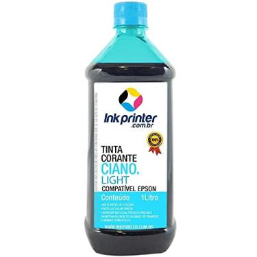 Imagem de Tinta Corante Inkprinter Ciano Light para Impressora Epson (1 litro)