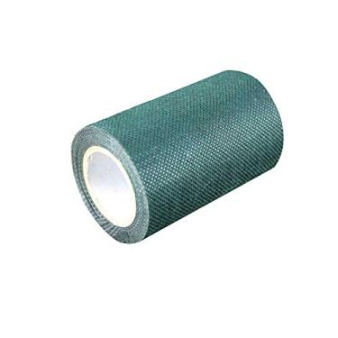 Imagem de BE-TOOL Grama aritificial, 1 peça fita de grama artificial verde autoadesiva sintética para fixação de juntas tapete de gramado verde, grama falsa (10 cm 10 m)