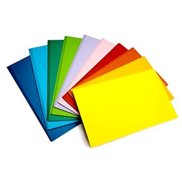 Imagem de PPAPPAPPIYO Conjunto múltiplo de 100 cartões de índice em branco 120 g/m² (3 x 5)