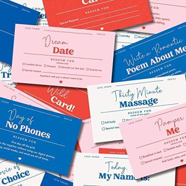 Imagem de 20 cupons românticos de amor para marido, esposa, namorado, namorada - livro de cupons de casais perfeito para aniversários, dia dos namorados e muito mais!