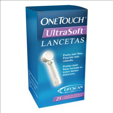 Imagem de Lanceta OneTouch UltraSoft com 25 unidades 25 Unidades