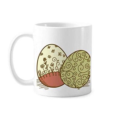 Imagem de Caneca de ovos de cerâmica de cerâmica para café e porcelana do festival de religião da Páscoa