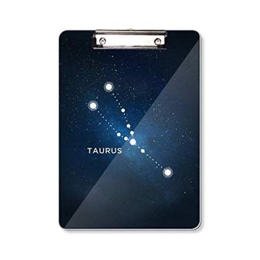 Imagem de Taurus Constellation signo do zodíaco pasta prancheta placa de apoio A4