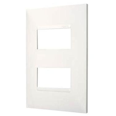 Imagem de PLACA 2 POSTOS SEPARADOS 4X2 BRANCA - PIAL PLUS+ - 618506BC
