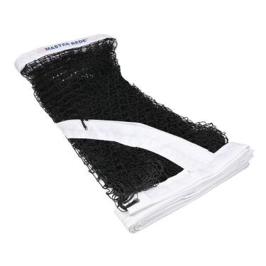 Imagem de Rede de Beach Tennis Master Lazer Fio 1mm Seda Malha 4x4 com 4 Faixas - Branca-Unissex