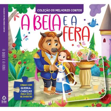 Imagem de Coleção Os Melhores Contos - A Bela e a Fera | Livro Quebra-Cabeça