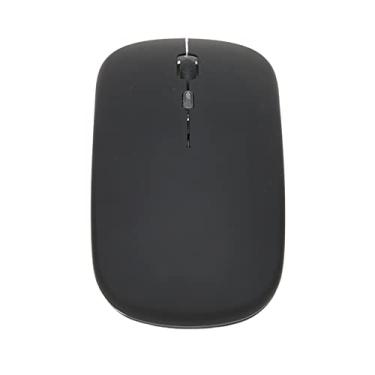 Imagem de Mouse para Jogos, Mouse Sem Fio 2.4G 1600DPI Ultrafino 7 para Escritório para Laptop para Computador (Preto)