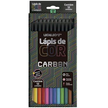 Imagem de Lapis de COR Carbon 12 Cores Redondo LEO&amp;LEO