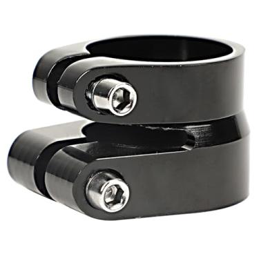 Imagem de Braçadeira de poste de assento de bicicleta de camada dupla 31,8 mm/34,9 mm de liberação rápida acessório de ciclismo para colar de selim fácil de usar