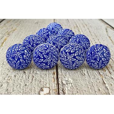 Imagem de ARTISNO Puxadores de cerâmica coloridos para armários de cozinha, armários de banheiro, cômodas, puxadores e puxadores feitos à mão (Design 15)