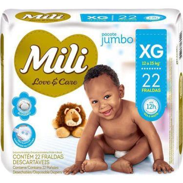 Imagem de Fraldas Mili Love & Care Jumbo Xg 22Un