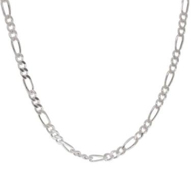 Imagem de Cordão Rommanel Elo Groumet 3x1 Prata 925 830071, 50 , Prata