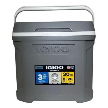 Imagem de Caixa Térmica Cooler Profile II 30 QT 28 Lts Igloo Cinza