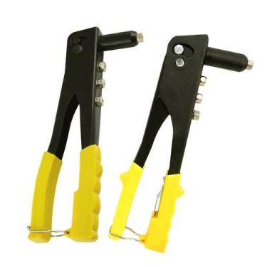 Imagem de 2 Rebitadeiras Alicate Rebitador Manual Profissional 4 Bicos - HAND RI