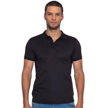 Imagem de Camisa Polo Masculina Fatal Preta 30171 Preto