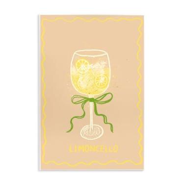 Imagem de Stupell Industries Limoncello with Ribbon Wall Plaque Art Design por Florentina Dolci, 10 x 15