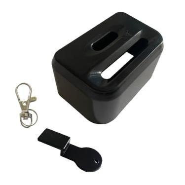 Imagem de Dokoshia Capa de proteção de fivela de cinto de segurança de carro para crianças e necessidades especiais que impedem o desprendimento universal para a maioria dos carros (não para caminhões) Trava de