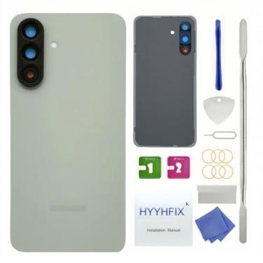 Imagem de HYYHFIX Substituição de vidro traseiro Galaxy A36 para Samsung Galaxy A36 5G SM-S366 17.0 cm capa traseira de vidro à prova d'água e kit de ferramentas de reparo profissional (Awesome Lime)