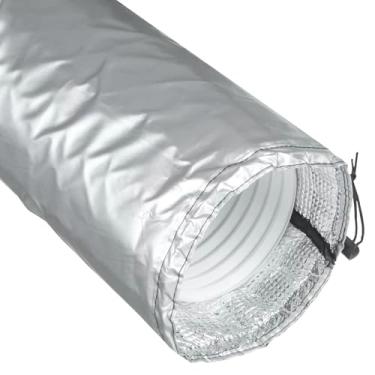 Imagem de Capa para Mangueira de Ar Condicionado - Manga de Isolamento para Ventilação de AC,Ajustável Para Tubo De Exaustão Para Casa Hotel Dormitório Restaurante