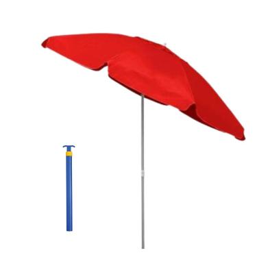 Imagem de Kit com Guarda Sol Capri Articulado 2,20 Metros + Saca Areia