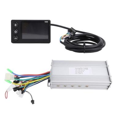Imagem de Kit de controlador de bicicleta elétrica High Performance 36V 48V 60V 1000W 38A Controlador de motor sem escova com exibição V890 LCD para modificação elétrica de bicicleta DIY