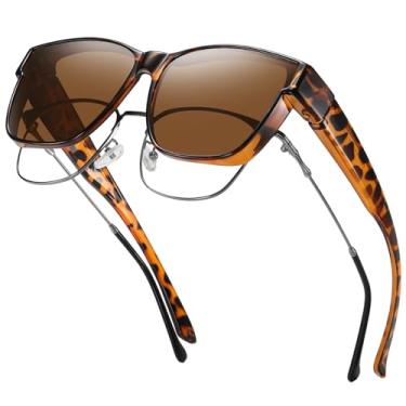 Imagem de Kelinln Óculos De Sol Com Lentes Grau Para Homens E Mulheres, Leves, Quadrados Polarizados, Adequados Grau, Armação Flexível Tr90, Proteção Uv