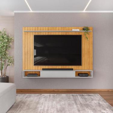 Imagem de Painel para TV até 70 Polegadas 1 Prateleira DJ Móveis Rio Cedro Bali