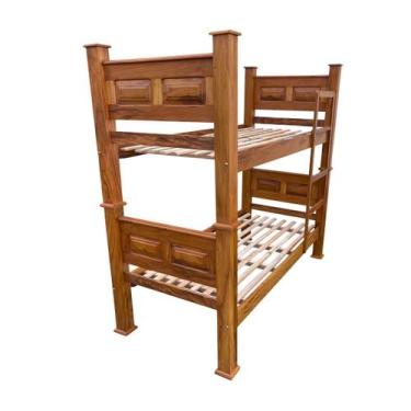 Imagem de Beliche em Madeira de Demolição Peroba Rosa Sudeste Rústico